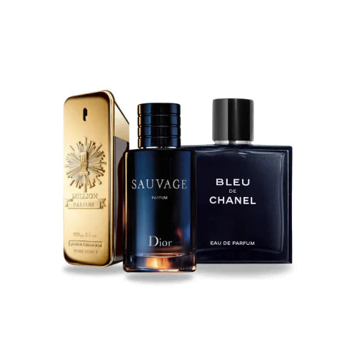 Leve 3 pelo Preço de 1 - One Million | Sauvage | Bleu de Chanel 100ml ® Promoção Limitada